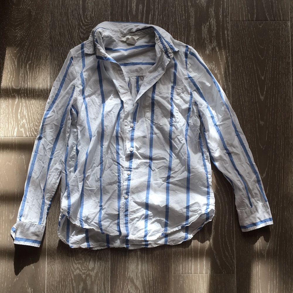 H&M Slim Fit Linen-blend Shirt